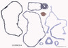 1992 Dodge W350 5.9L Engine Lower Gasket Set CU359CS-A -19