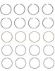 1995-2010 Chrysler 2.4L 148ci DOHC L4 16V Naturally Aspirated 87.50mm Bore Piston Ring Set C87544 -EP4