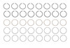 1963-1968 Ford 4.7L 289ci OHV V8 16V 4.000" Bore Piston Ring Set R40058 -EP4