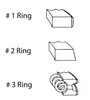 1987-1991 Toyota 2.0L 1998ci DOHC L4 16V 3SFE 86.00mm Bore Piston Ring Set C86154 -EP1