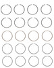 1999-2001 Honda 2.0L 1973ci DOHC L4 16V B20Z2 84.00mm Bore Piston Ring Set S84214 -EP2