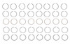 1967-1997 GM 5.7L 350ci OHV V8 16V Chevrolet 4.000" Bore Piston Ring Set M40058 -EP14