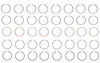 Piston Ring Set (Premium) - GM Chevrolet 6.2L 376 OHV - Enginetech M40718