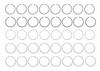 Piston Ring Set - Chrysler Dodge 6.4L 392 OHV - Enginetech M40918