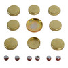 Brass Freeze Plug Kit - GM Chevrolet 366 427 454 - Enginetech PK4B