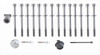 Head Gasket Set - GM Chevrolet 2.9L 178 DOHC Mls Head Gasket - With Head Bolts - Enginetech C178HS-AWB