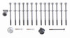 Head Gasket Set - GM Hummer Isuzu 3.7L DOHC Mls Head Gaskets - With Head Bolt - Enginetech C223HS-AWB