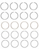 Piston Ring Set - GM Toyota 1.6L 4ALC 4AGE 4AC 4AGEC 4AGELC - Enginetech C81114