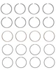 Piston Ring Set (Premium) - GM Toyota 1.6L 4ALC 4AGE 4AC 4AGEC 4AGELC - Enginetech C81114