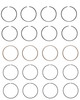Piston Ring Set - Chrysler Mit 2.0L 4G63 16V - Enginetech C85434