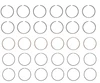 Piston Ring Set - Toyota Lex 3.0L 3VZE 3VZFE - Enginetech C87526