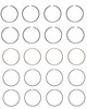Piston Ring Set - Nissan 2.4L Z24 Z24I Trk - Enginetech C89024