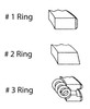 Piston Ring Set (Premium) - Honda 1.5L 1496 SOHC 16V - Enginetech S73124