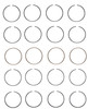Piston Ring Set (Premium) - Nissan 1.6L 1597 GA16DE - Enginetech S76214