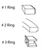 Piston Ring Set - Hyundai 1.6L 1599 DOHC 16V G4ED - Enginetech S76504