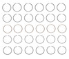Piston Ring Set - Audi 2.7L 2671 DOHC 30V BI-Turbo - Enginetech S81236