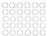 Piston Ring Set - Subaru 3.6L 3630 DOHC EZ36D - Enginetech S92006