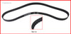 1986 Dodge Aries 2.5L Engine Timing Belt TB114 -6