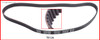 1987 Toyota Supra 3.0L Engine Timing Belt TB126 -3