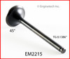 1987 Dodge Ram 50 2.0L Engine Exhaust Valve EM2215 -29