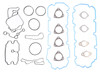 Cylinder Head Gasket Set - 2008 Ford F-250 Super Duty 6.4L (PNF6.4HS-A.A1)