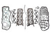 MLS Head Gasket Set with Head Bolts - Ford 5.0L 302 - Enginetech F5.0HS-B