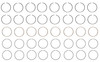Piston and Premium Ring Kit - Ford 6.1L 370 - Enginetech K1558(8)P