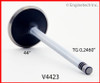 2009 Chevrolet Trailblazer 4.2L Engine Exhaust Valve V4423 -32