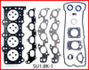 2000 Chevrolet Tracker 2.0L Engine Gasket Set SU1.8K-1 -7
