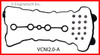 1998 Nissan 200SX 2.0L Engine Valve Cover Gasket VCNI2.0-A -2