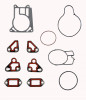 1997 Cadillac DeVille 4.6L Engine Lower Gasket Set WP281 -24