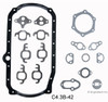 1995 Chevrolet K2500 4.3L Engine Gasket Set C4.3B-42 -38