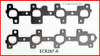 2006 Dodge Durango 4.7L Engine Exhaust Manifold Gasket ECR287-A -33