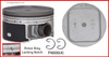 2002 Subaru Impreza 2.0L Engine Piston Set P4006(4) -2