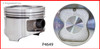 1985 Toyota MR2 1.6L Engine Piston Set P4649(4) -6