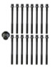 2000 Mazda 626 2.5L Engine Cylinder Head Bolt Set HB147 -21