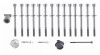 2009 Chevrolet Trailblazer 4.2L Engine Cylinder Head Bolt Set HB210 -76