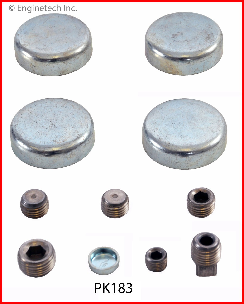 1988 Oldsmobile Firenza 2.0L Engine Expansion Plug Kit PK183 -16