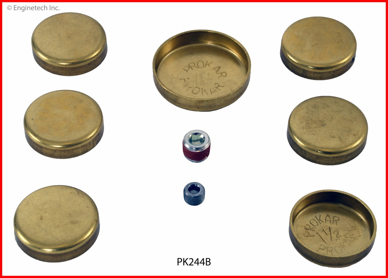 1992 Oldsmobile Achieva 3.3L Engine Expansion Plug Kit PK244B -18