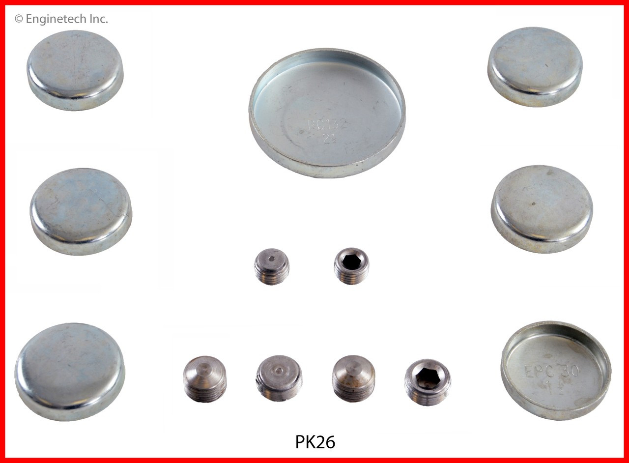 1985 Ford E-250 Econoline Club Wagon 7.5L Engine Expansion Plug Kit PK26 -289
