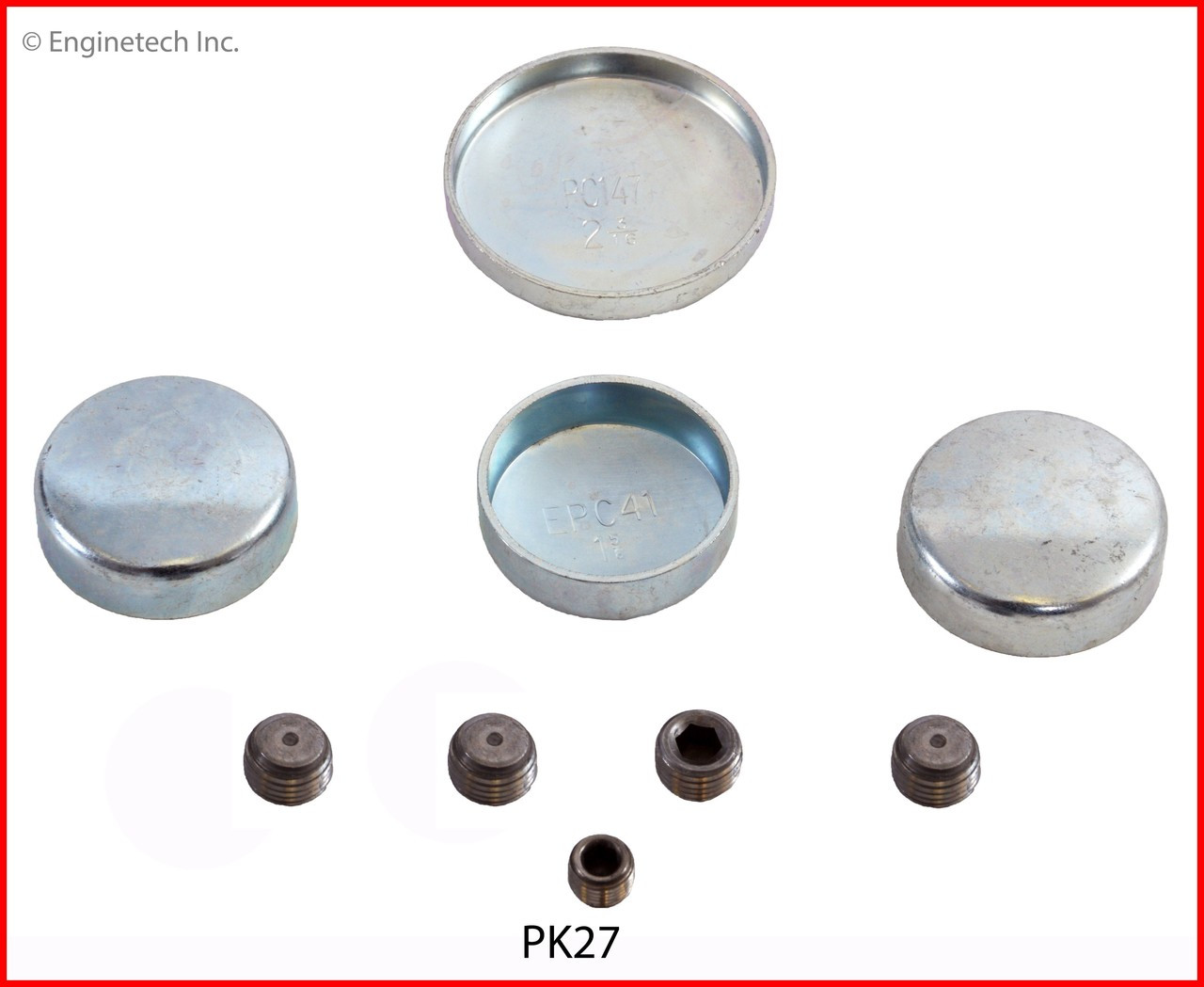 1985 Ford EXP 1.6L Engine Expansion Plug Kit PK27 -34