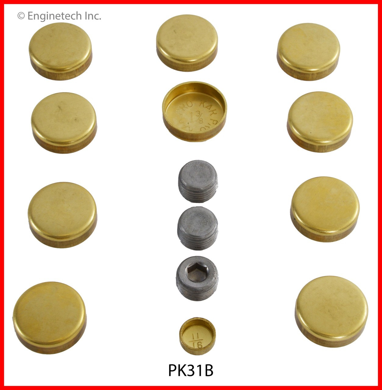 2009 Chrysler Aspen 4.7L Engine Expansion Plug Kit PK31B -42