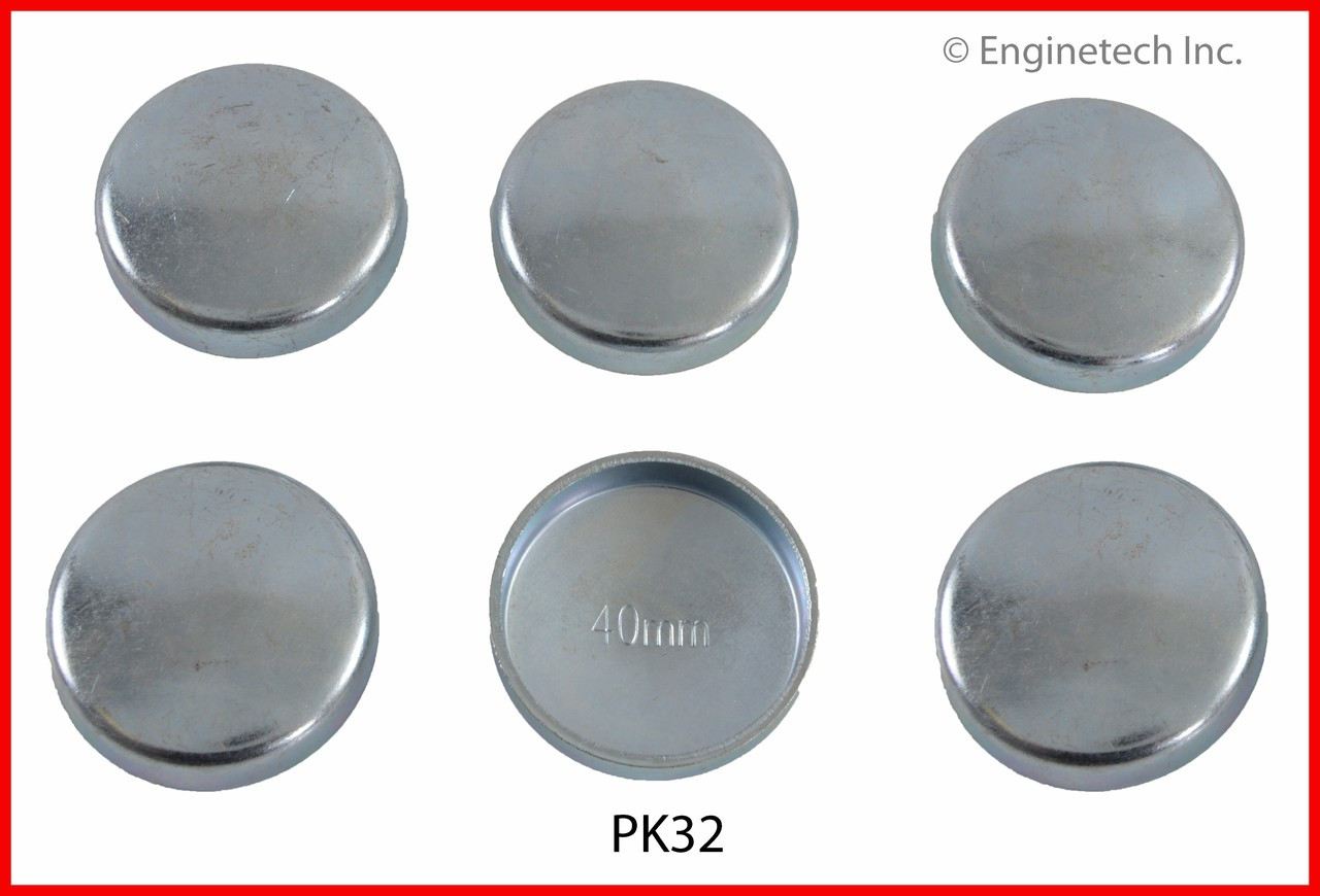 1992 Toyota Pickup 2.4L Engine Expansion Plug Kit PK32 -62