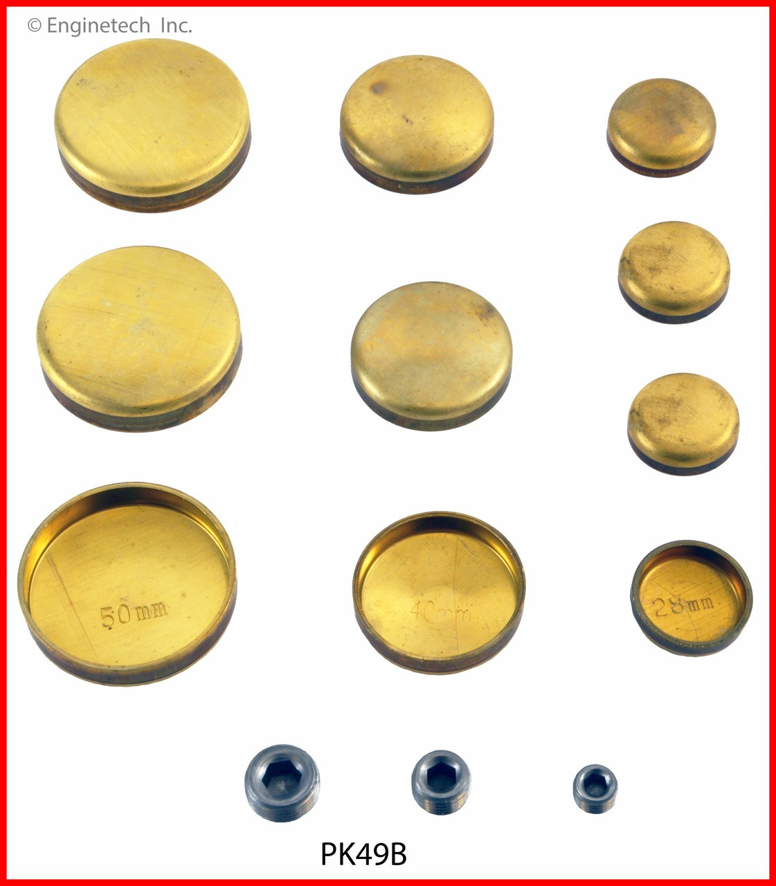 1985 Chrysler Town & Country 2.6L Engine Expansion Plug Kit PK49B -68