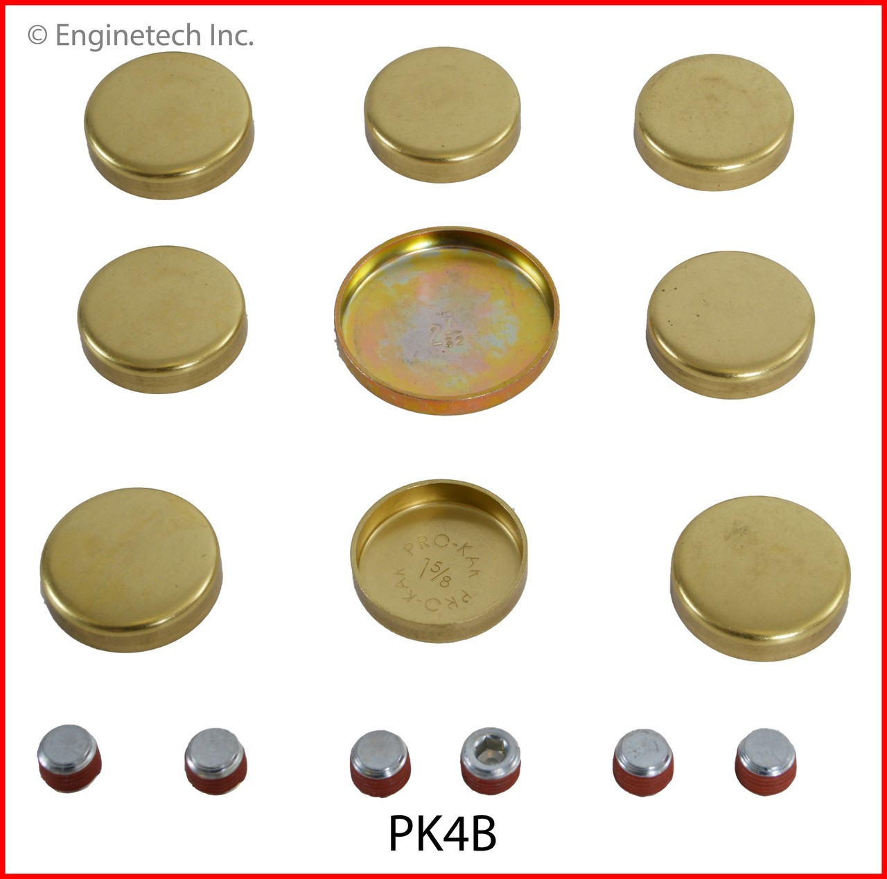 1993 Chevrolet P30 7.4L Engine Expansion Plug Kit PK4B -51