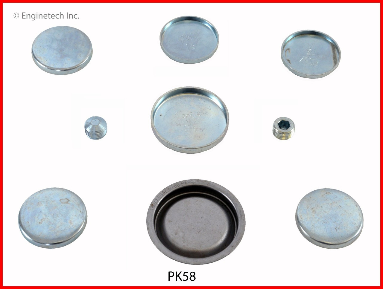 1988 Ford Tempo 2.3L Engine Expansion Plug Kit PK58 -25