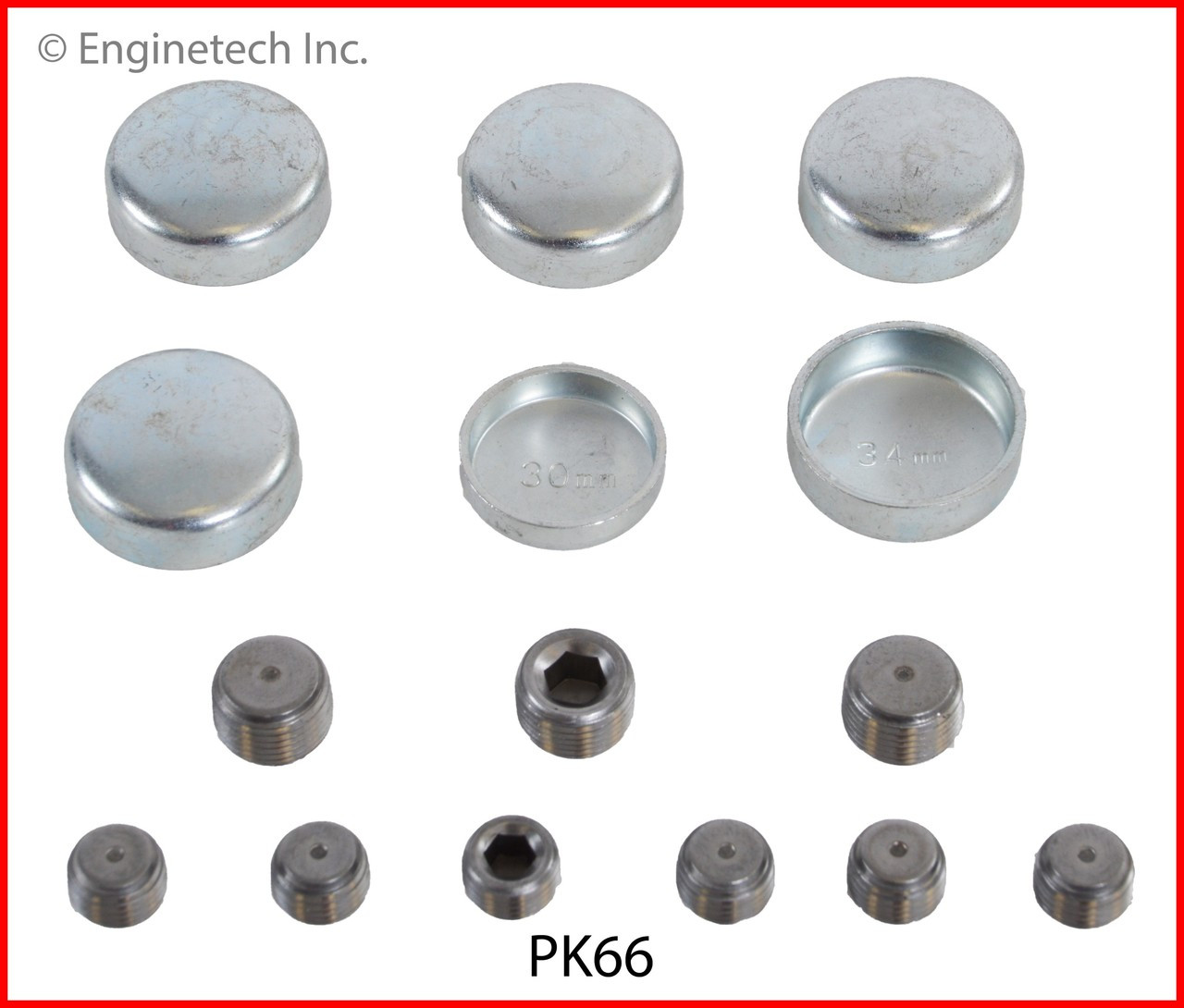 1993 Chevrolet Camaro 3.4L Engine Expansion Plug Kit PK66 -1