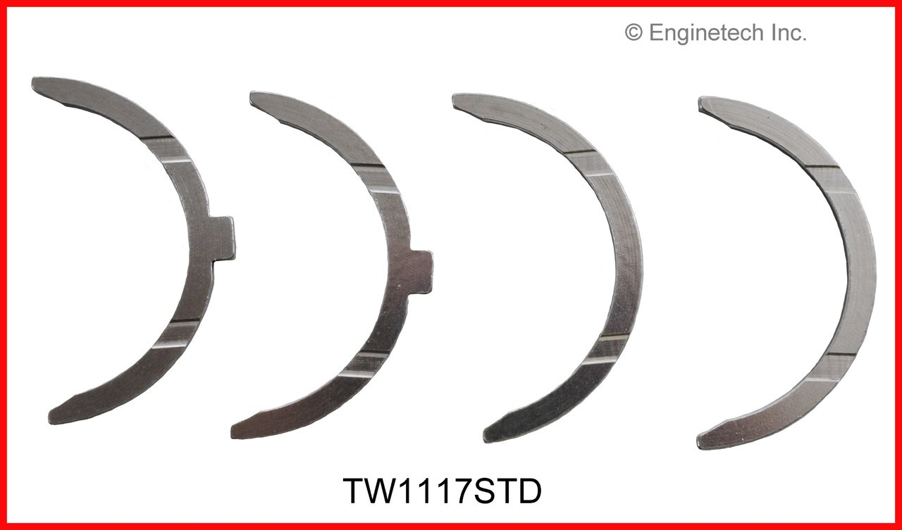 1985 Toyota Camry 2.0L Engine Crankshaft Thrust Washer TW1117STD -4