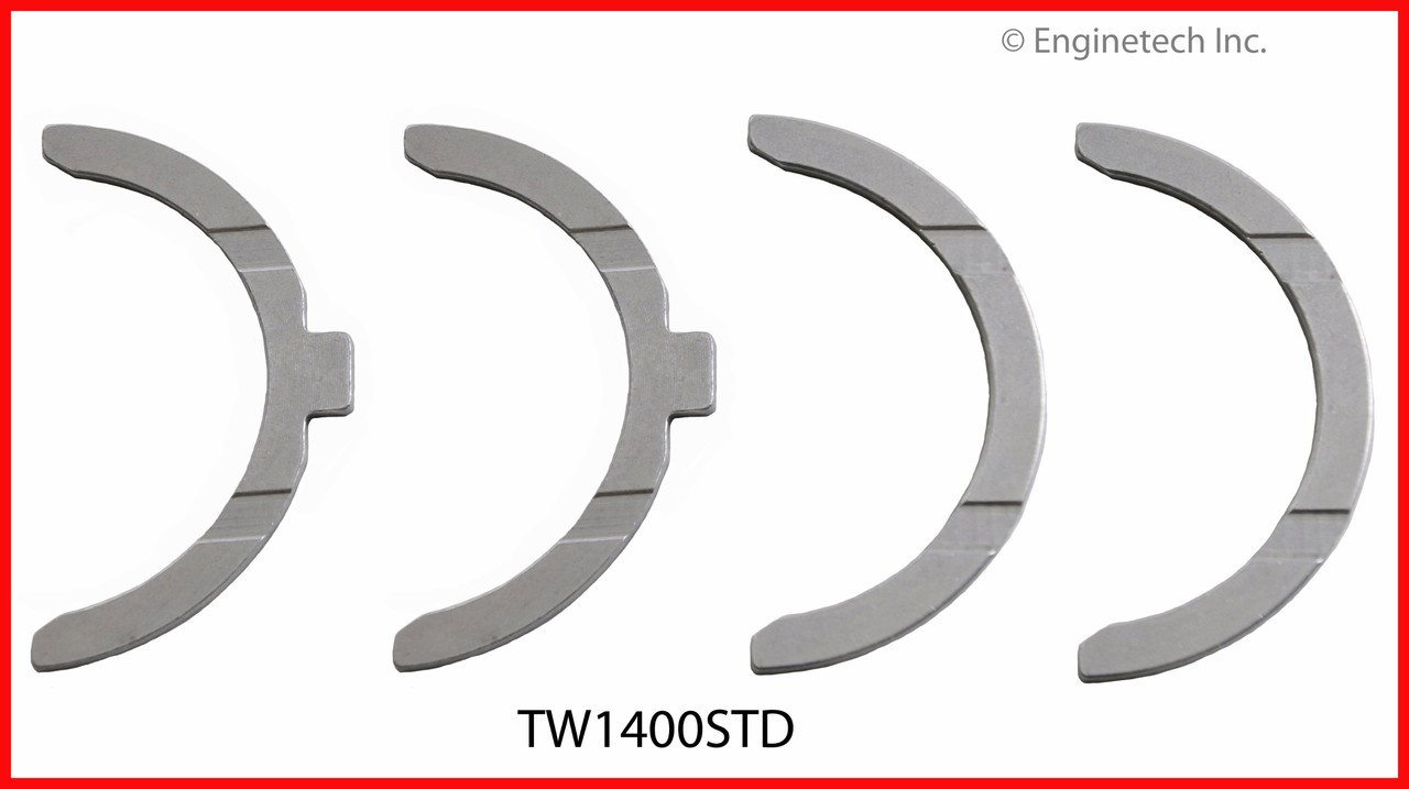 1985 Toyota Tercel 1.5L Engine Crankshaft Thrust Washer TW1400STD -14