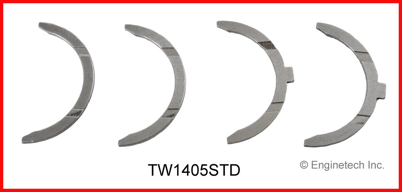 1992 Toyota Pickup 2.4L Engine Crankshaft Thrust Washer TW1405STD -33